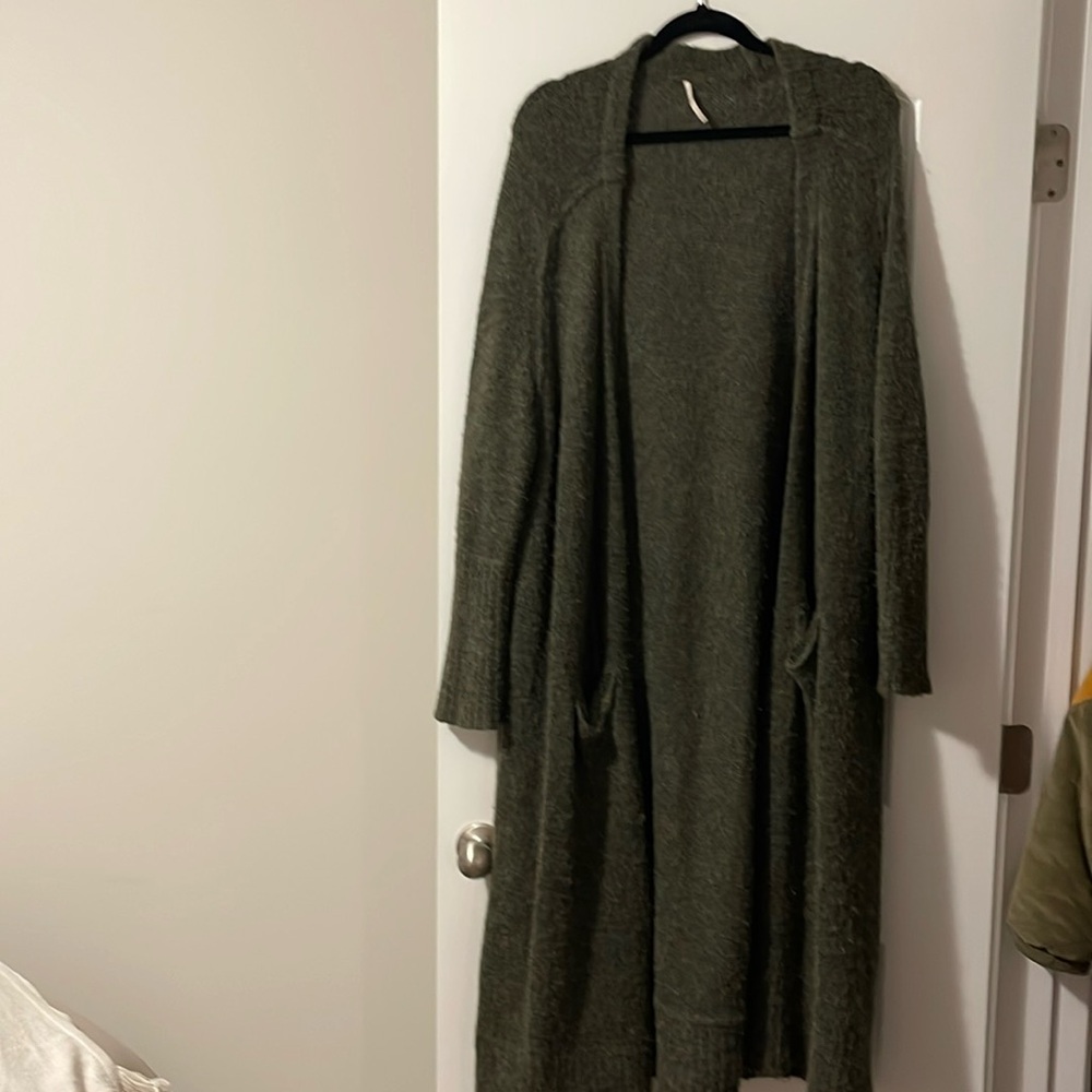 Free people long cardigan